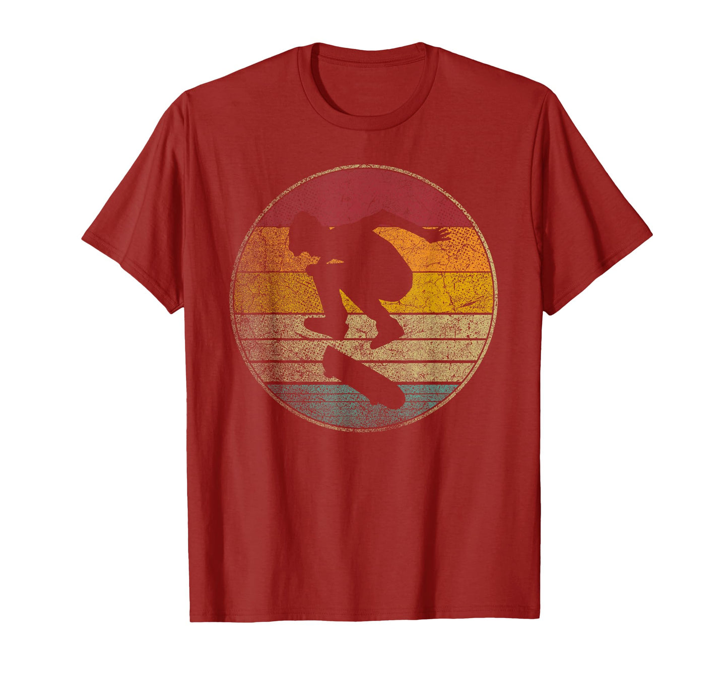 Skateboard Skater Skating Vintage Distressed Retro Boys Kids T-Shirt