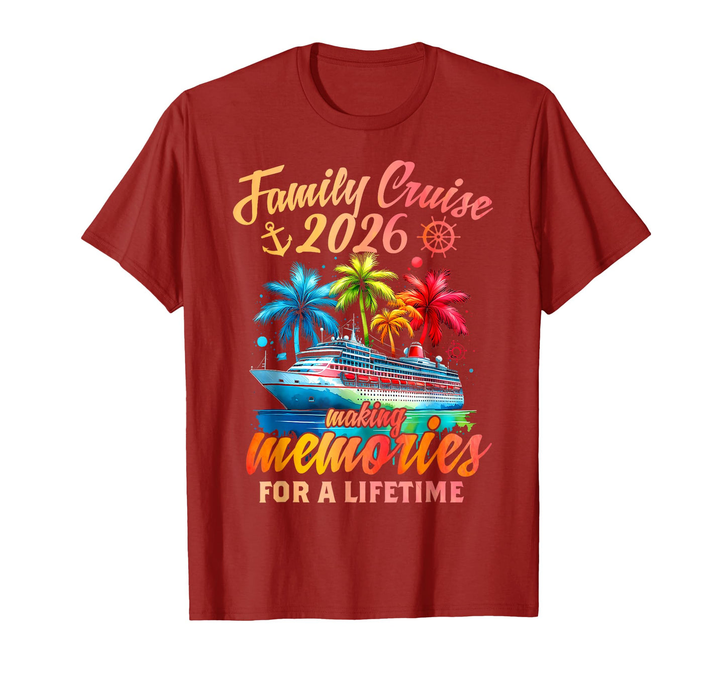 Family Cruise 2026 Family Matching Cruise Vacation Party T-Shirt