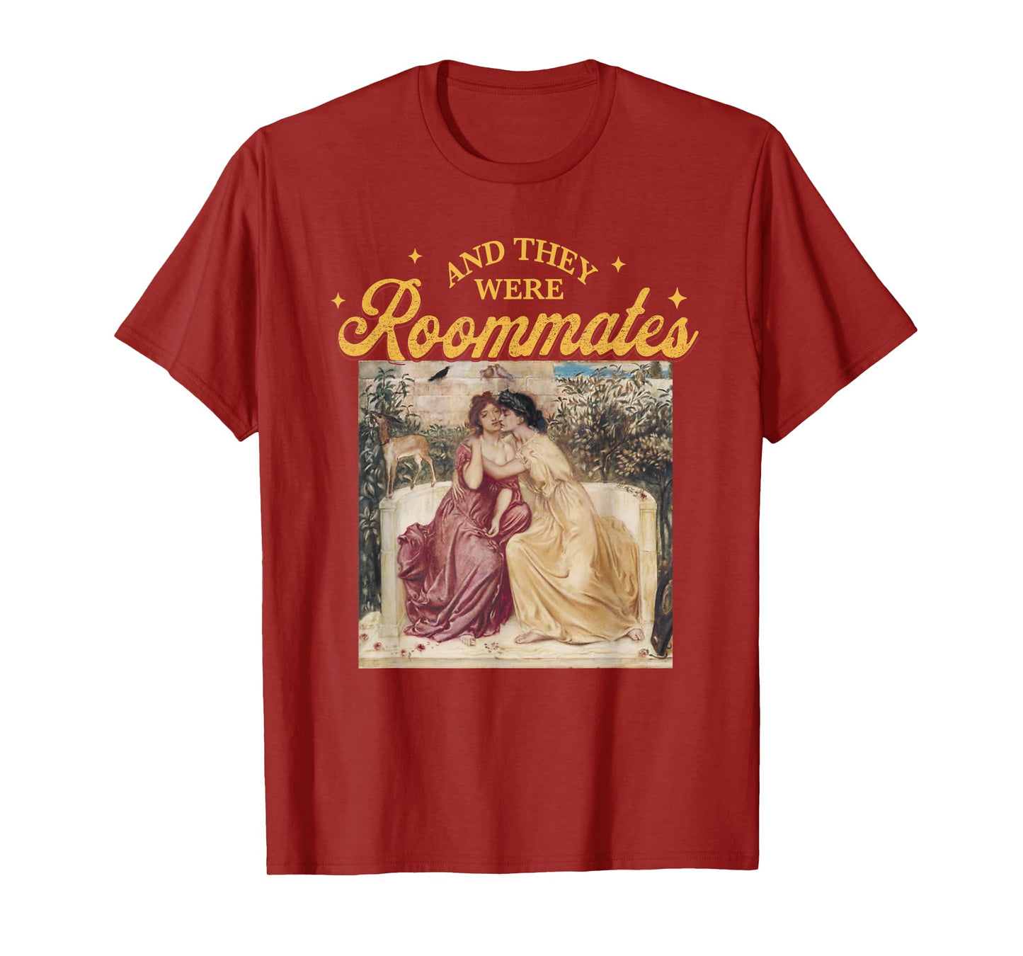 Vintage And They Were Roommates Lesbians LGBT Pride Month T-Shirt