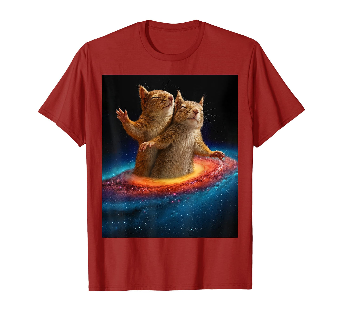 Titanic Meme Squirrel In Space Galaxy Gift For Men Women Kid T-Shirt
