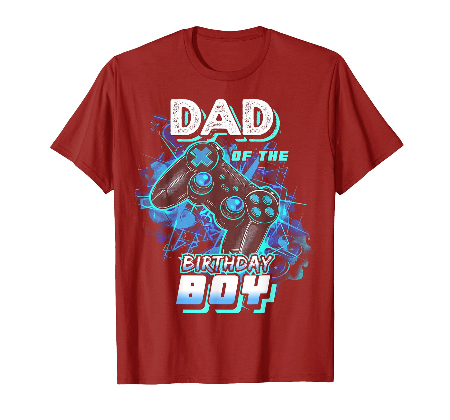 Dad of the Birthday Boy Matching Video Game Birthday Party T-Shirt