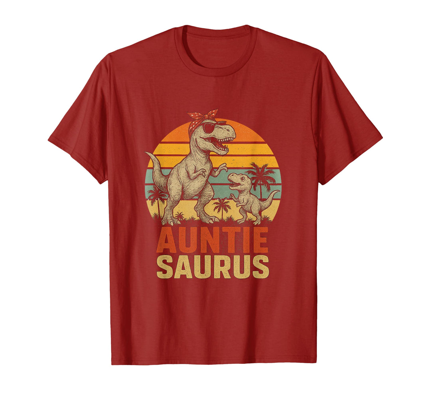 AuntieSaurus Dinosaur T-Rex Auntie Aunt Nephew Matching T-Shirt