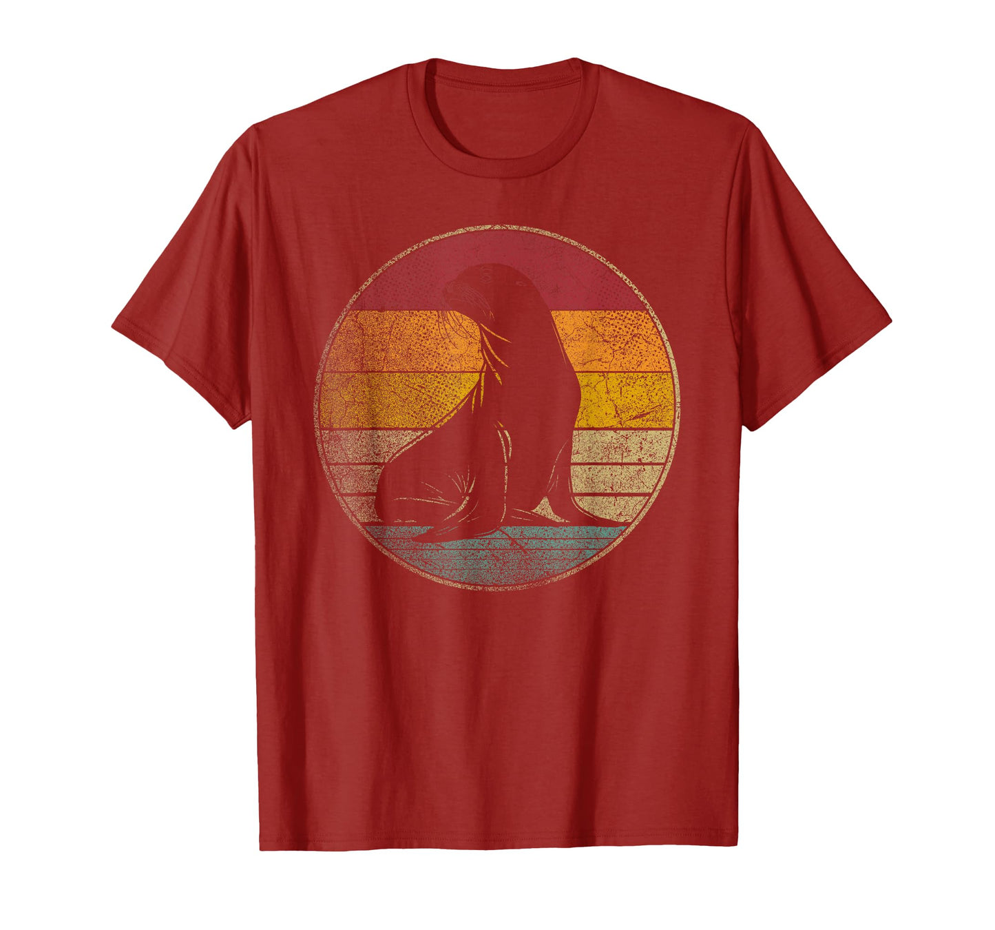 Sea Lion - Vintage Funny Retro Style 70s 80s Men Women Kids T-Shirt
