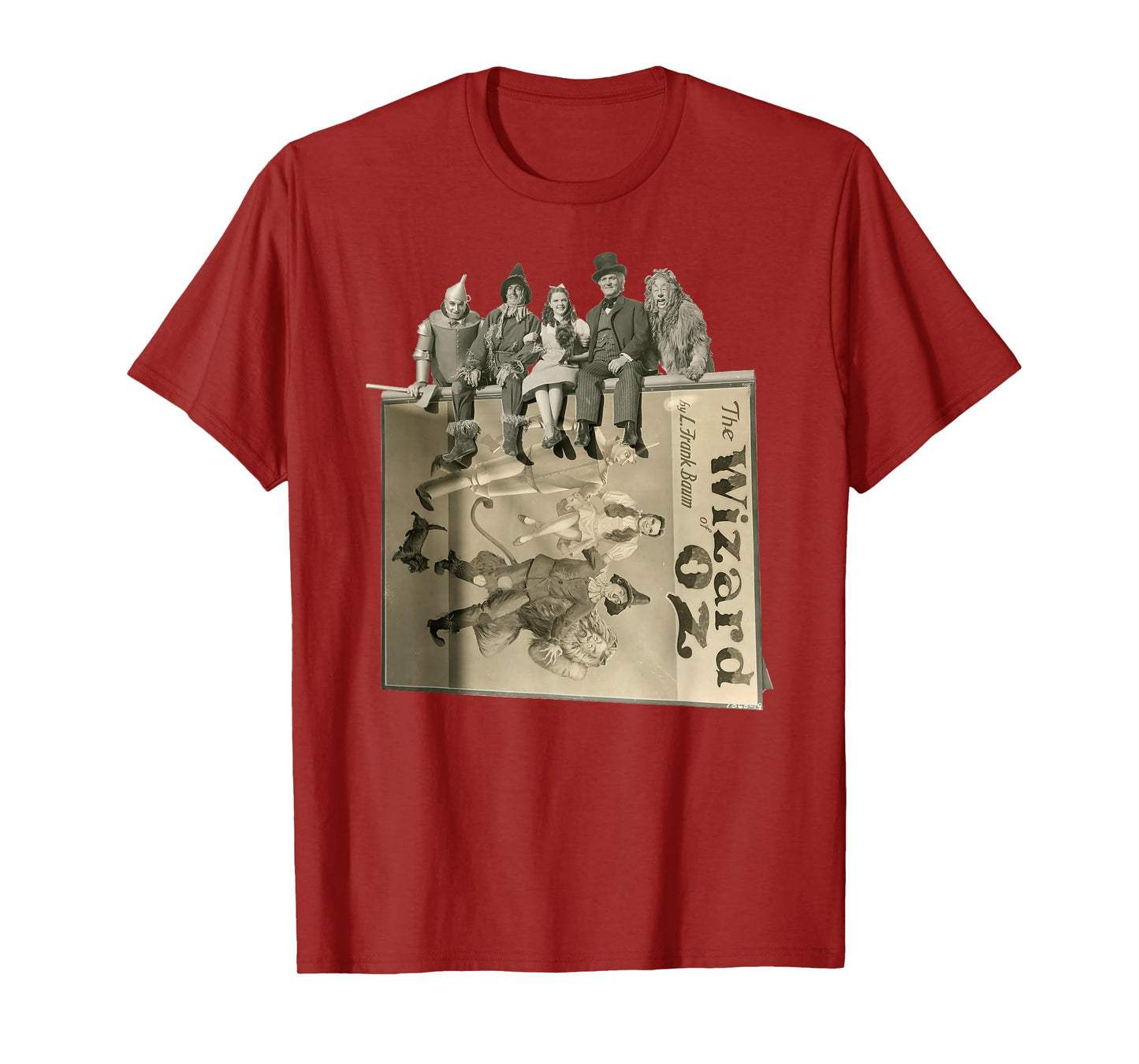 Tin Man Cowarldly Lion Scarecrow Toto Dorothy Wizard of OZ T-Shirt