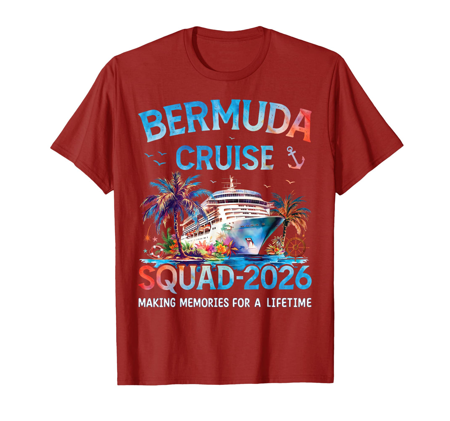 Bermuda Cruise Squad 2026 Family Vacation T-Shirt