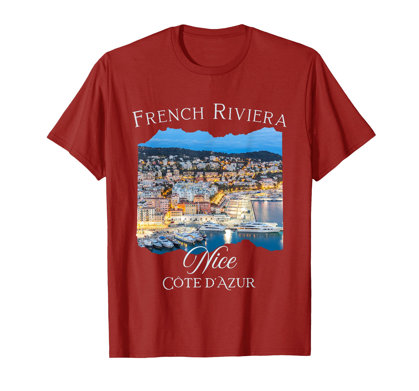 Nice France French Riviera Cote D'Azur Tourist Souvenir T-Shirt
