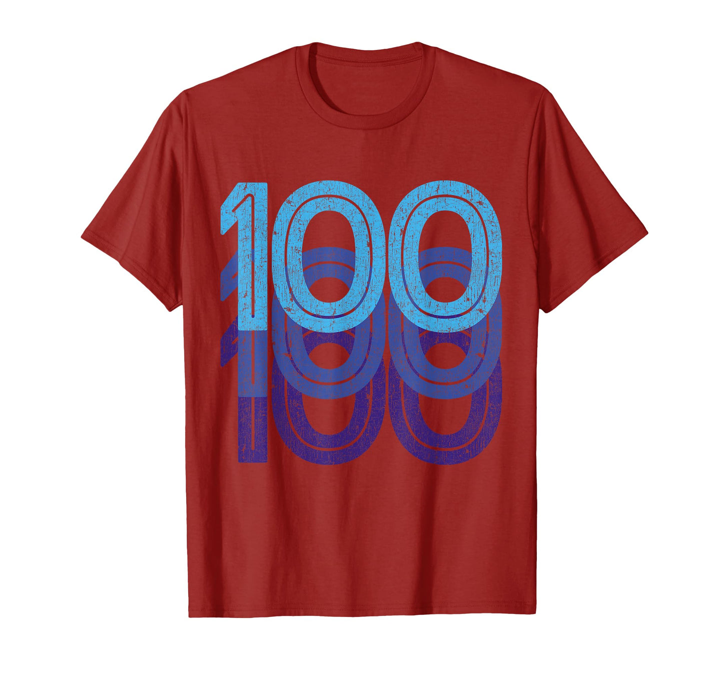 100 Lucky Number 100th Year Birthday Age Sports Team T-Shirt