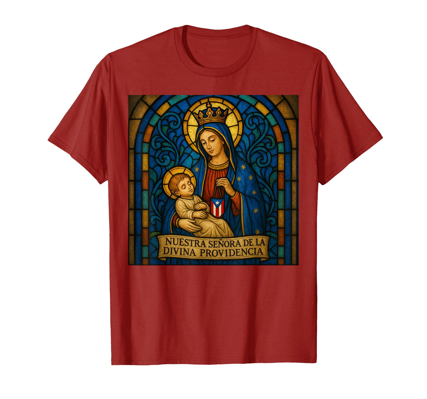 Puerto Rico Our Lady of Divine Providence Virgin Mary T-Shirt