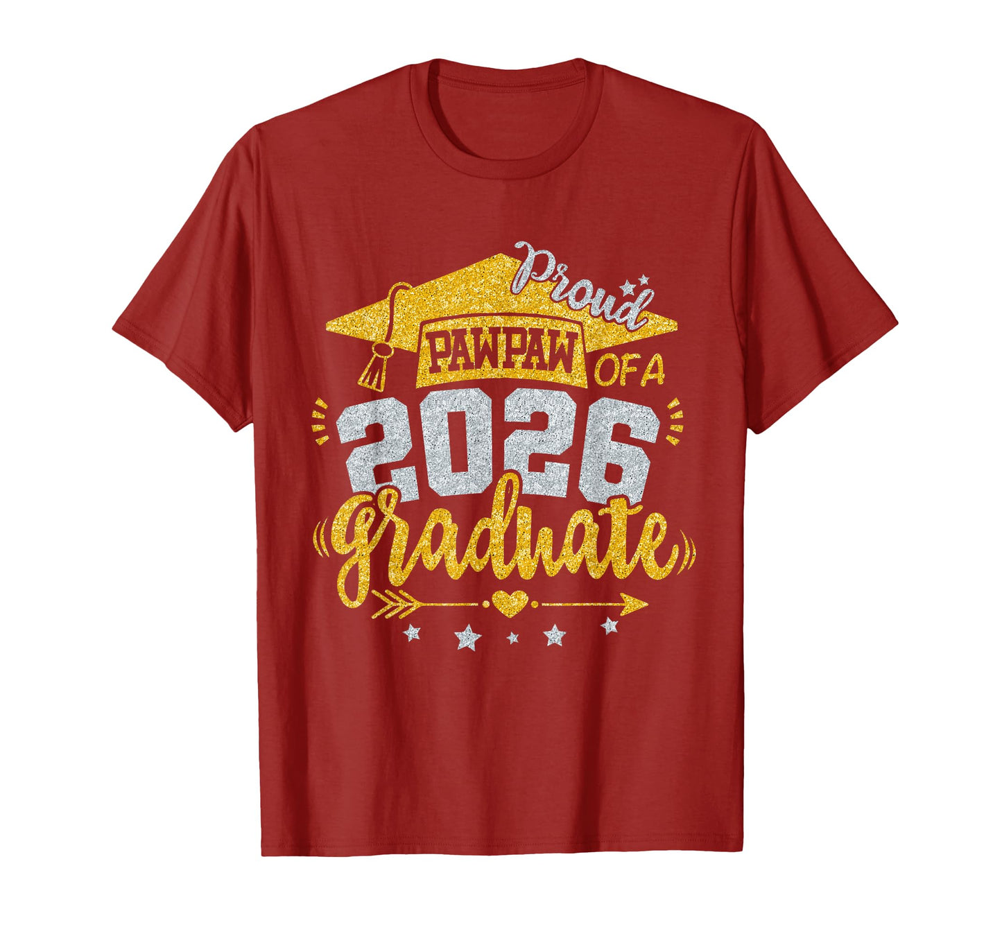 Proud Pawpaw Of A 2026 Graduate Grad Senior Graduation T-Shirt