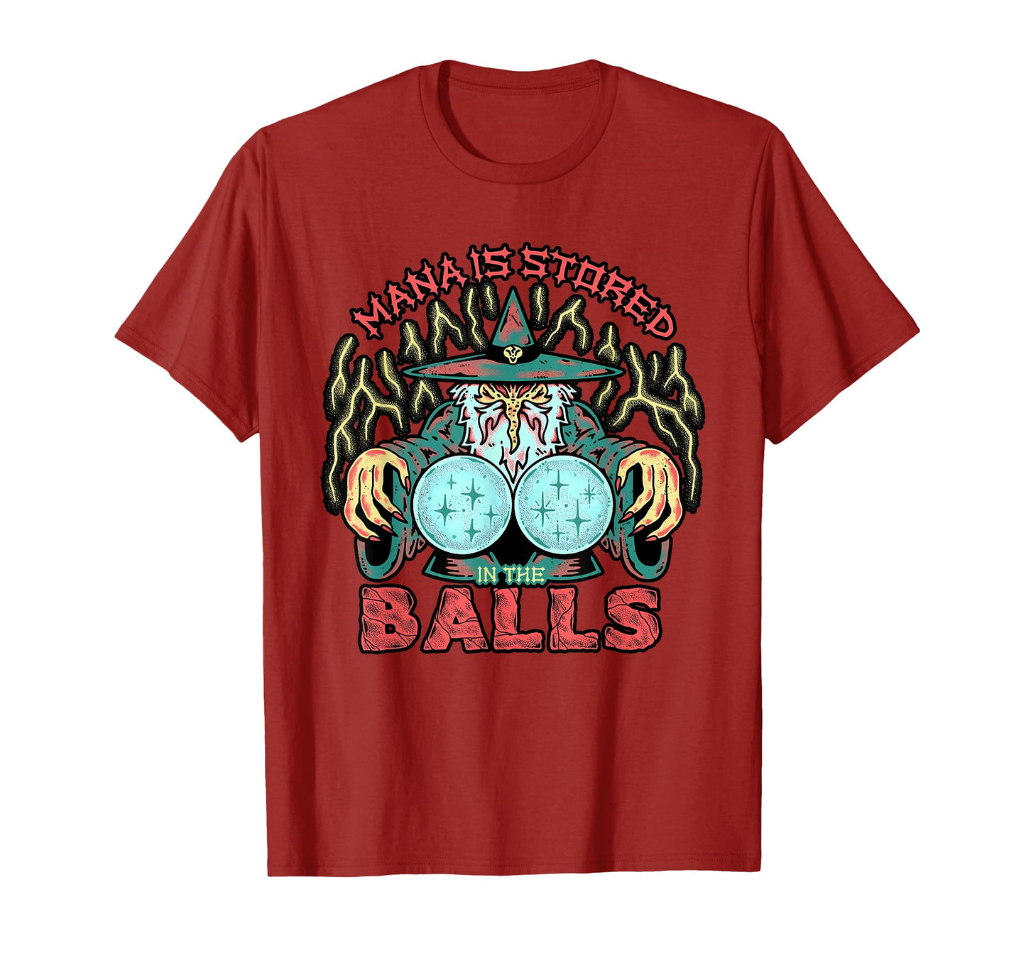 Mana Is Stored In The Ball Funny design T-Shirt