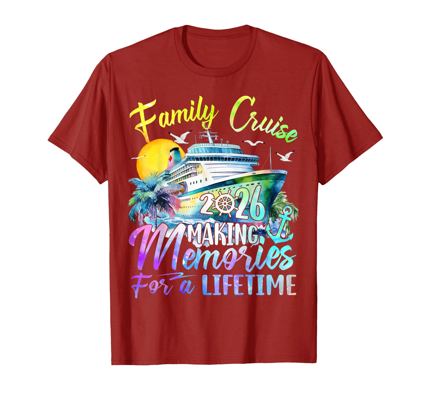 Family Cruise 2026 Family Matching Cruise Vacation Party T-Shirt