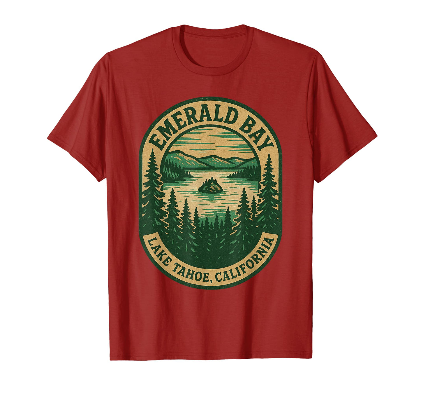 Emerald Bay Lake Tahoe California Souvenir T-Shirt