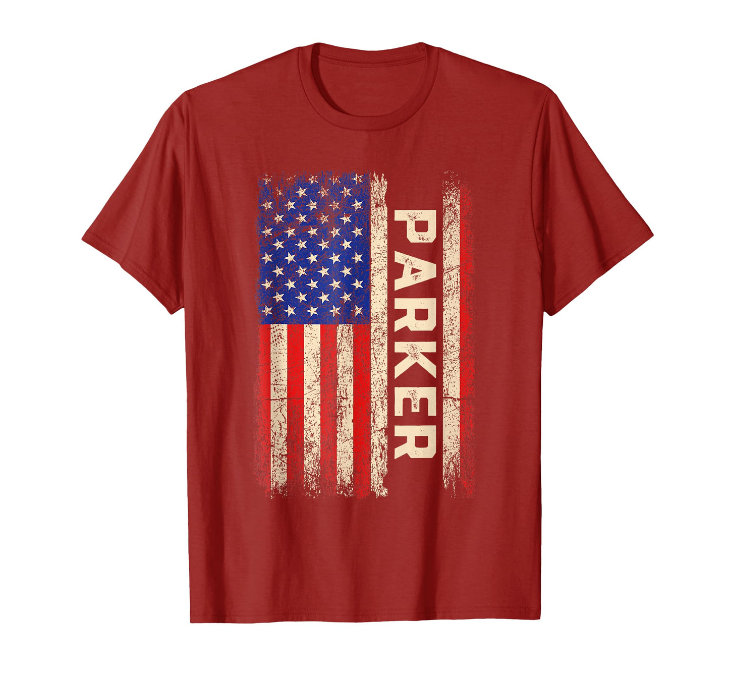 Parker Last Name Shirt Parker Name American Flag T-Shirt for Women Kids Men