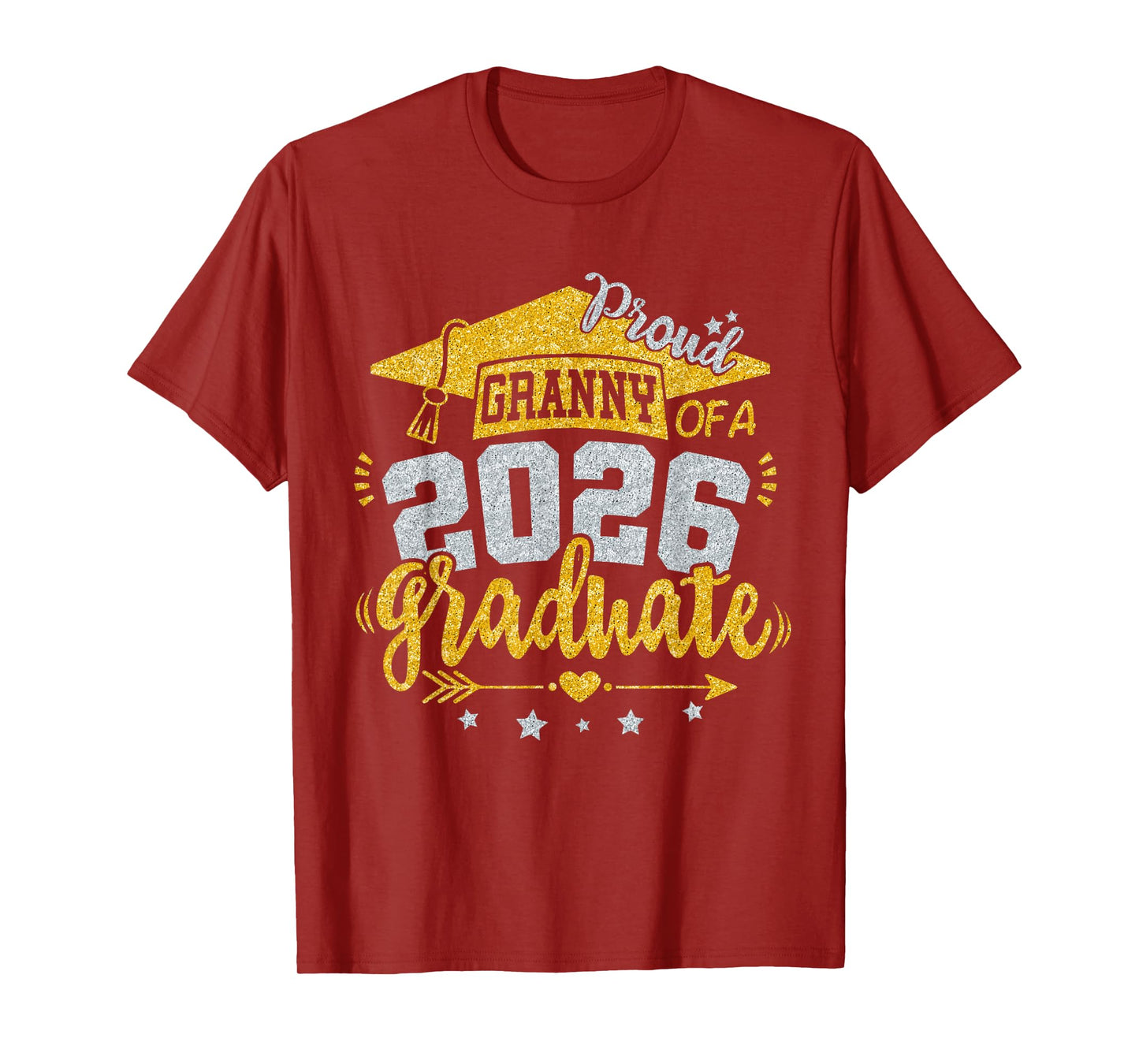 Proud Granny Of A 2026 Graduate Grad Senior Graduation T-Shirt