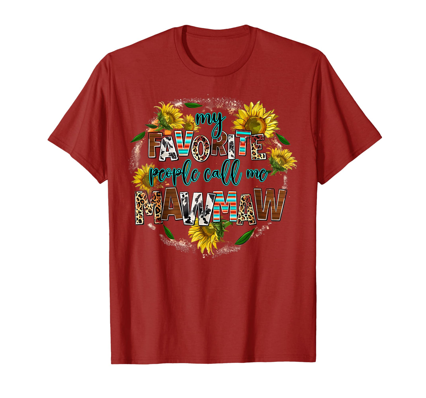 My Favorite People Call Me Mawmaw Mother's Day Gifts T-Shirt