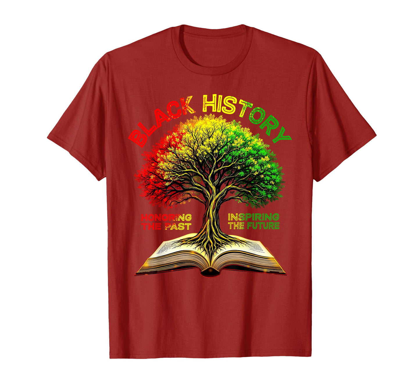 Black History Month Inspiring The Future African Tree Roots T-Shirt