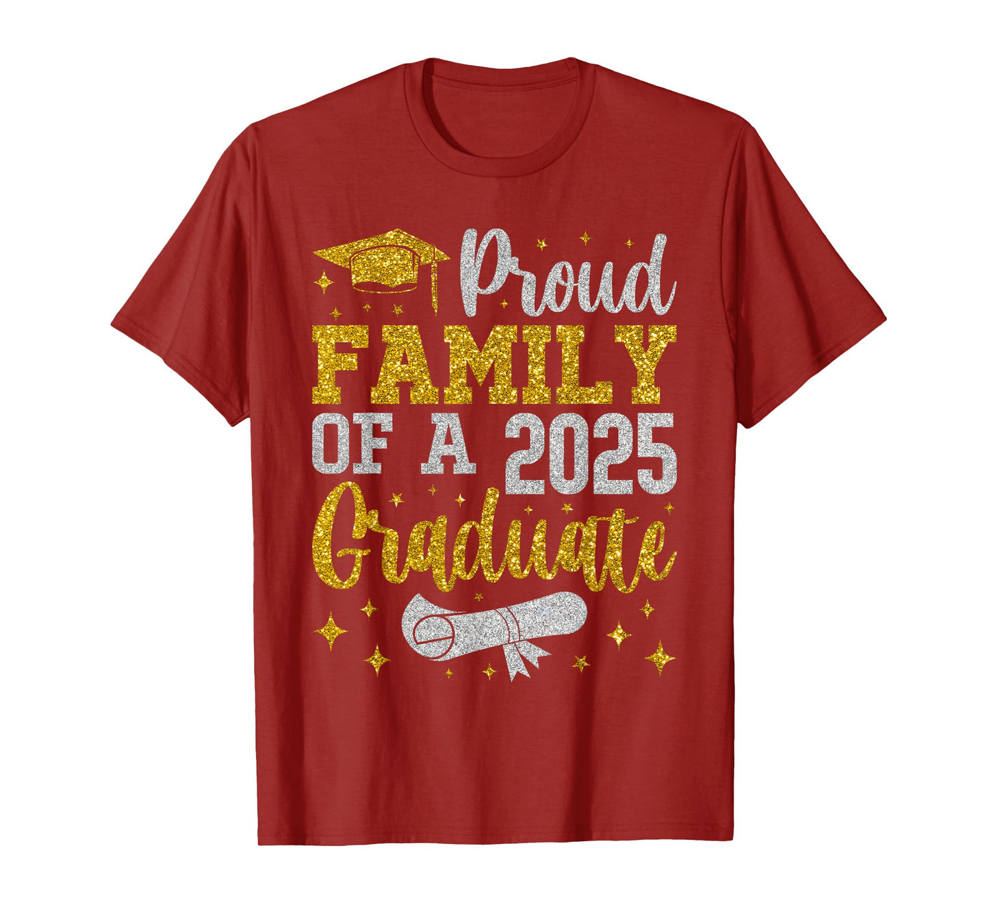 Proud Family of A 2025 Graduate Senior 2025 Graduation T-Shirt