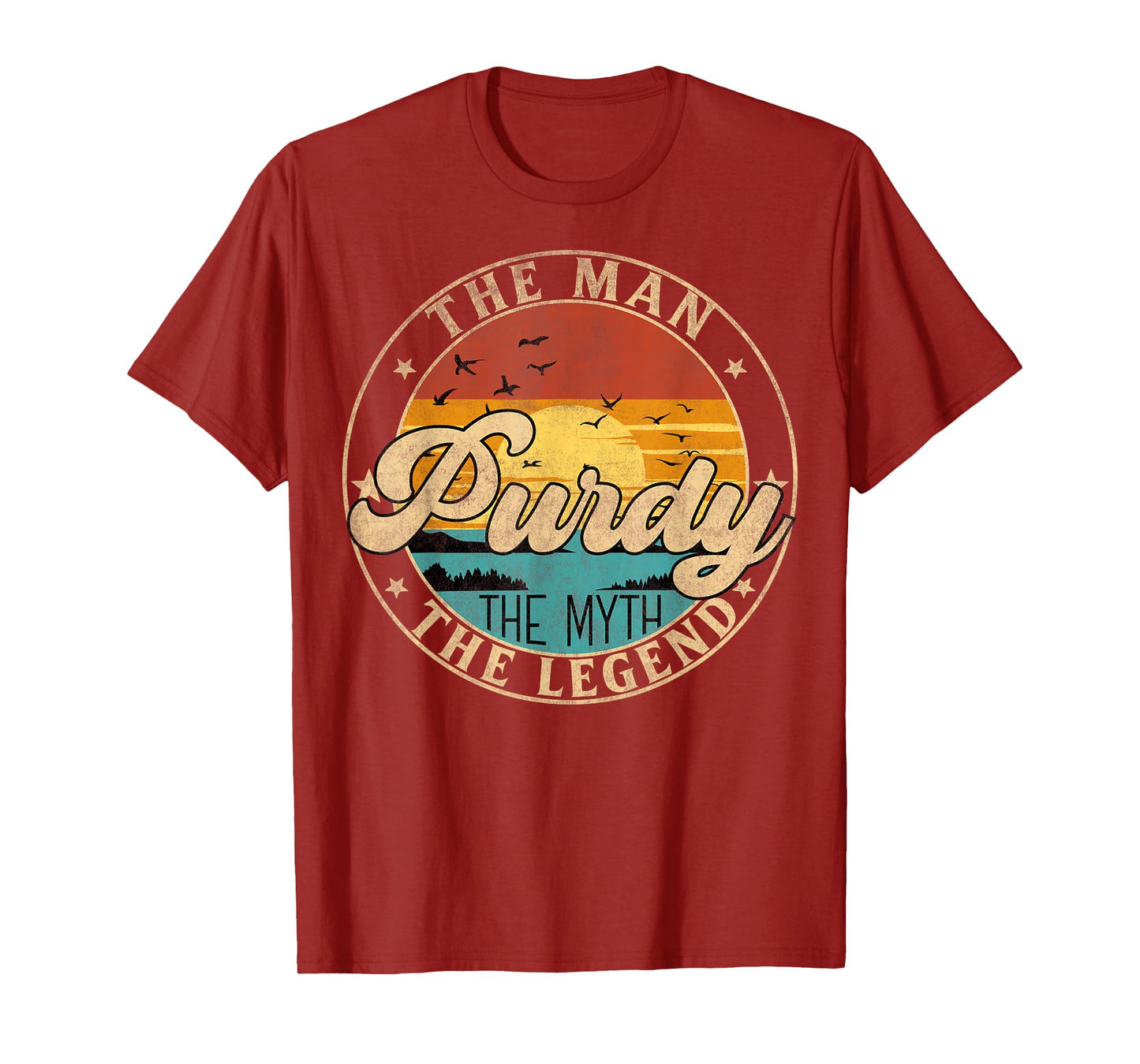 PURDY The Man The Myth The Legend First Name T-Shirt