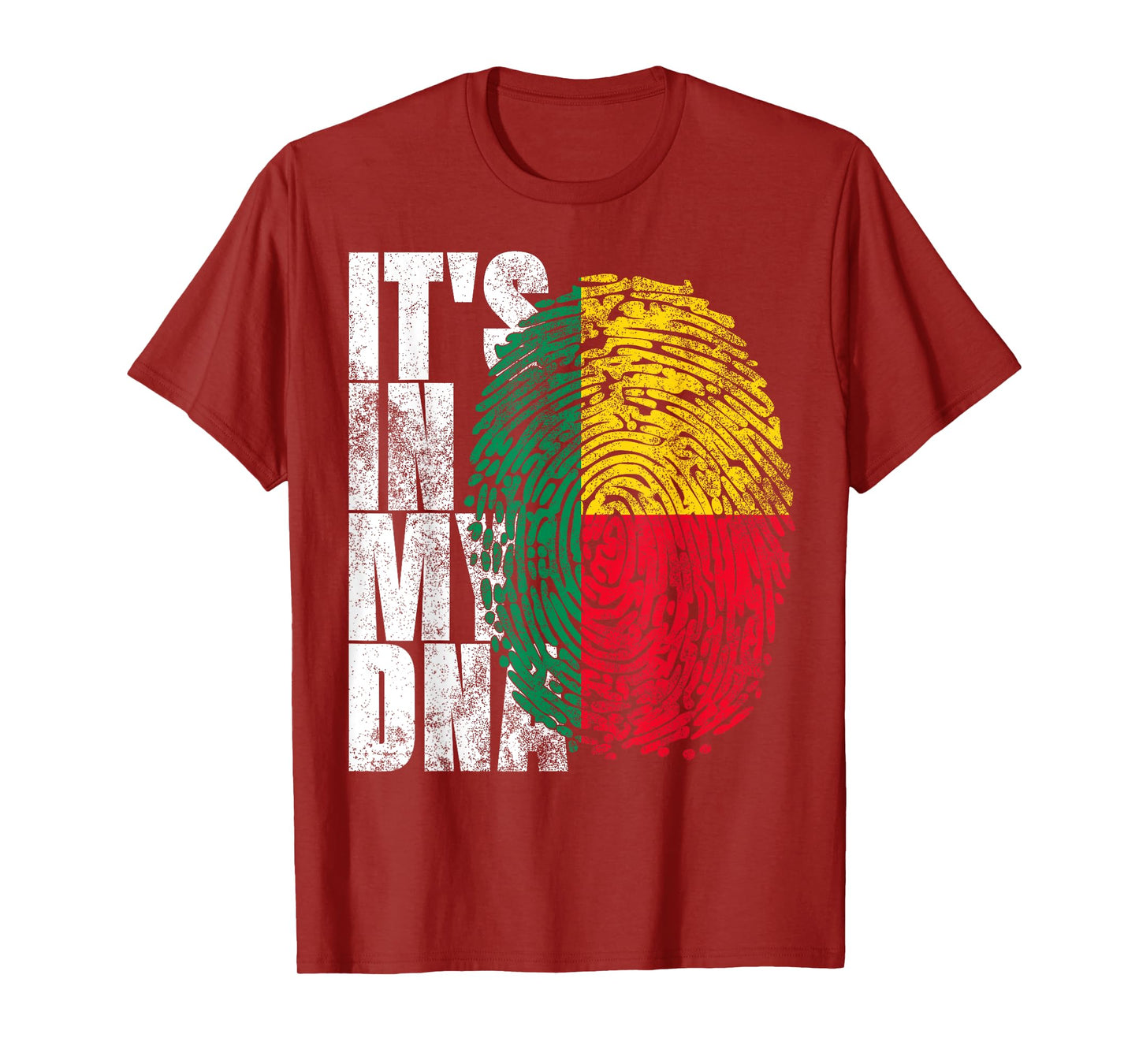 It's In My DNA Beninese African Gifts Afro Africa Benin Flag T-Shirt