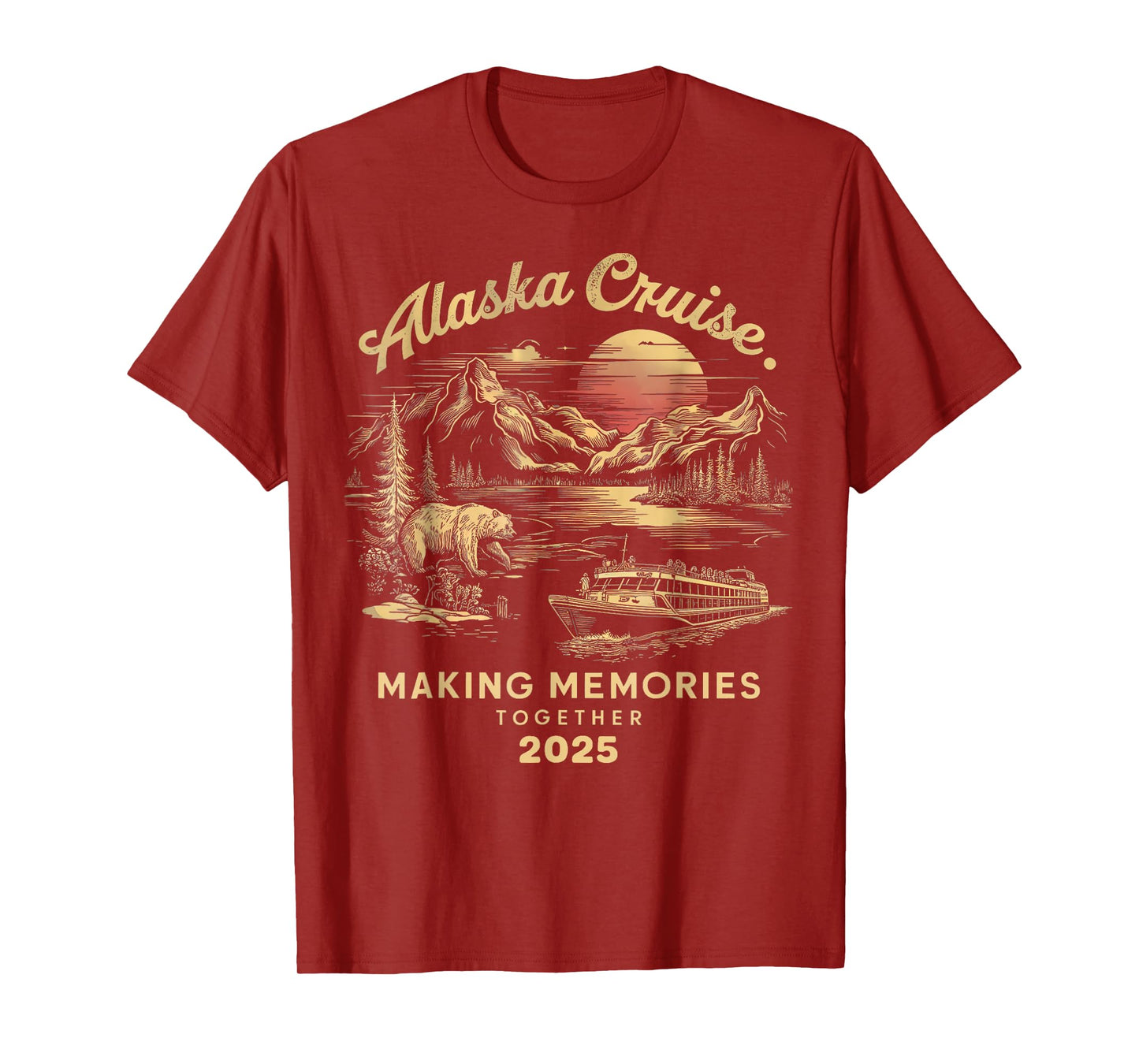 Matching Family Friends and Group Alaska Cruise 2025 T-Shirt