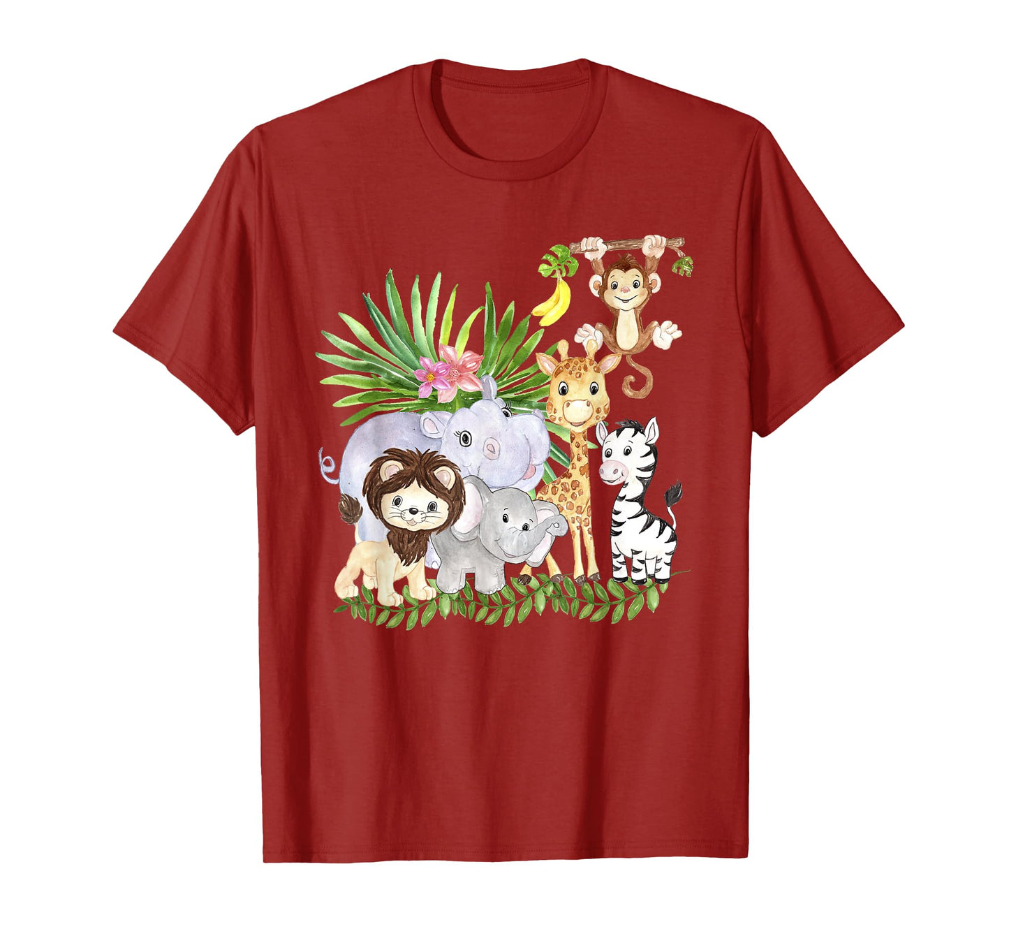 Zoo Animals Wildlife Birthday Party A Day At The Zoo Safari T-Shirt
