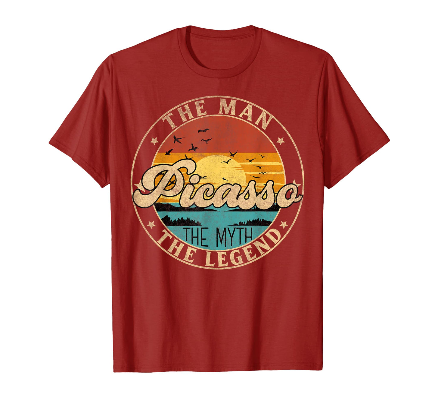 PICASSO The Man The Myth The Legend First Name T-Shirt
