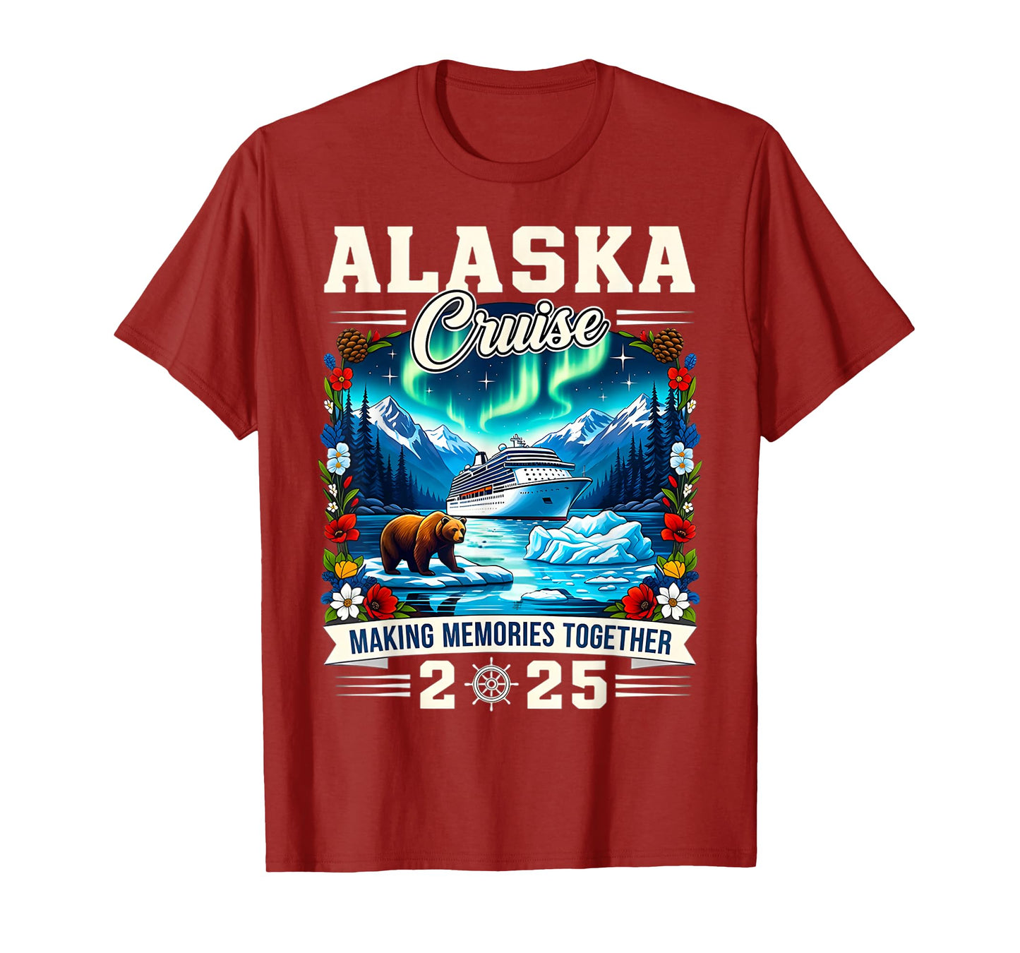 Matching Family Friends And Group Alaskan Alaska Cruise 2025 T-Shirt