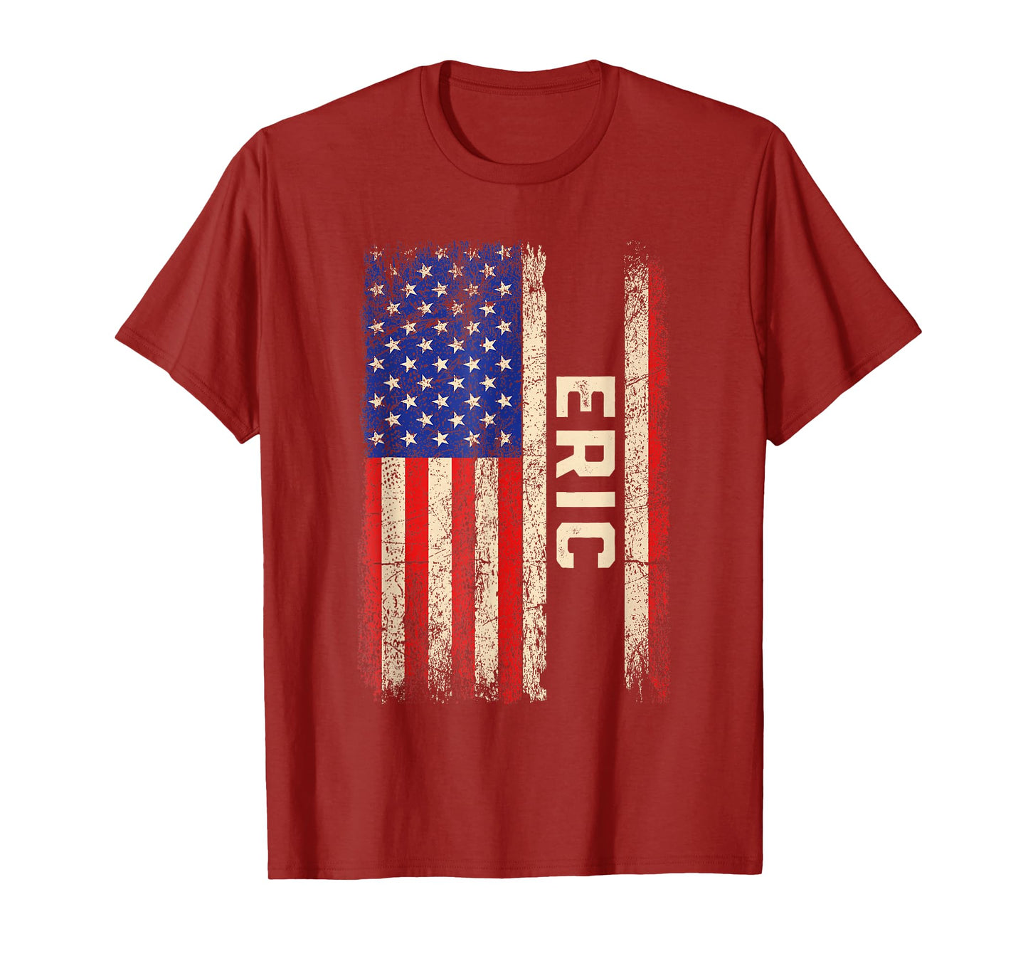Eric First Name Shirt Eric Name American Flag T-Shirt