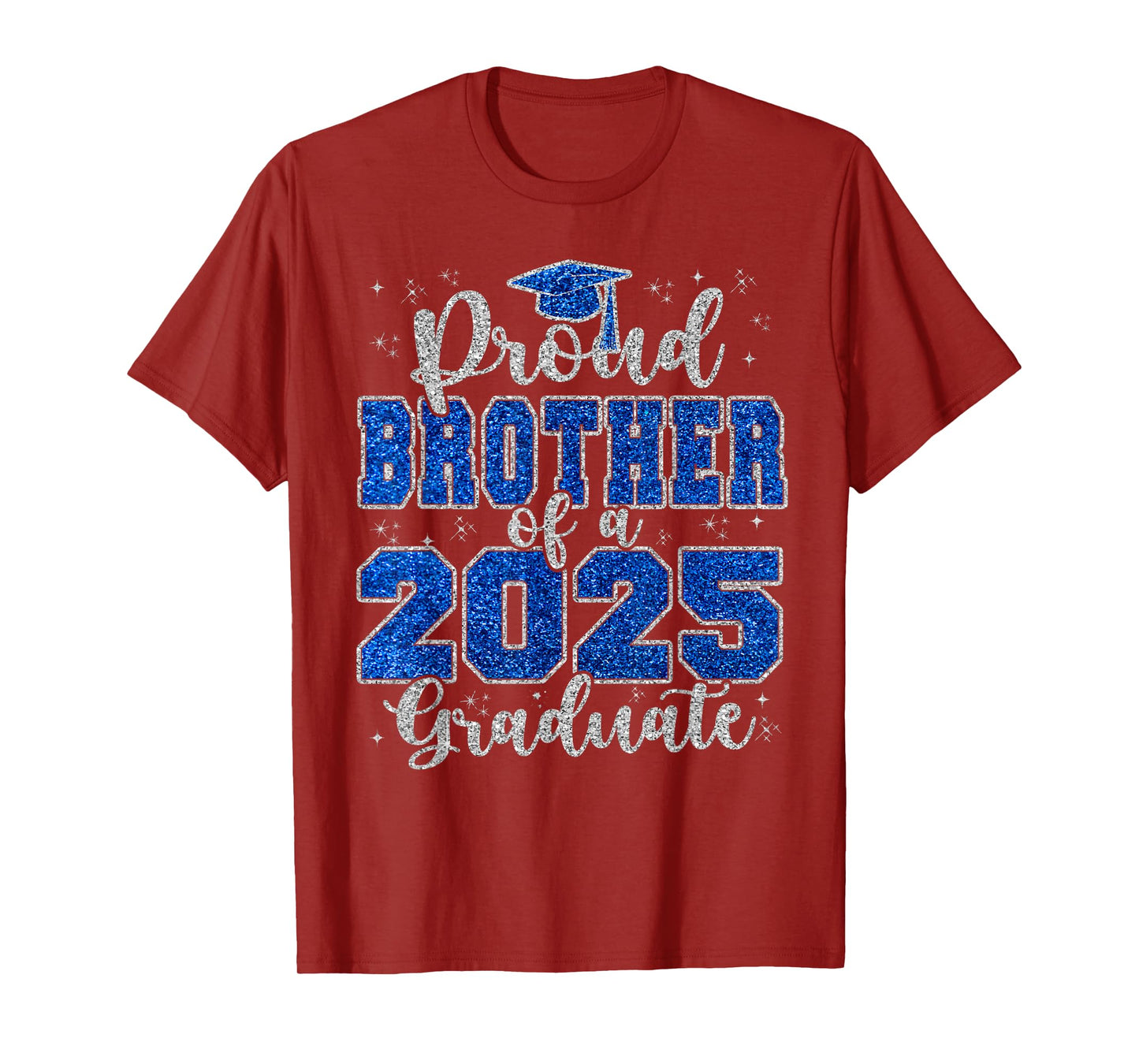 Proud Brother of a 2025 Graduate Prom Squad Graduation T-Shirt