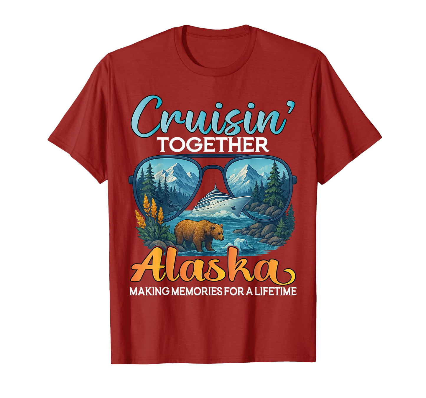Cruisin Together Alaska 2025 Group Alaska Cruise Family T-Shirt