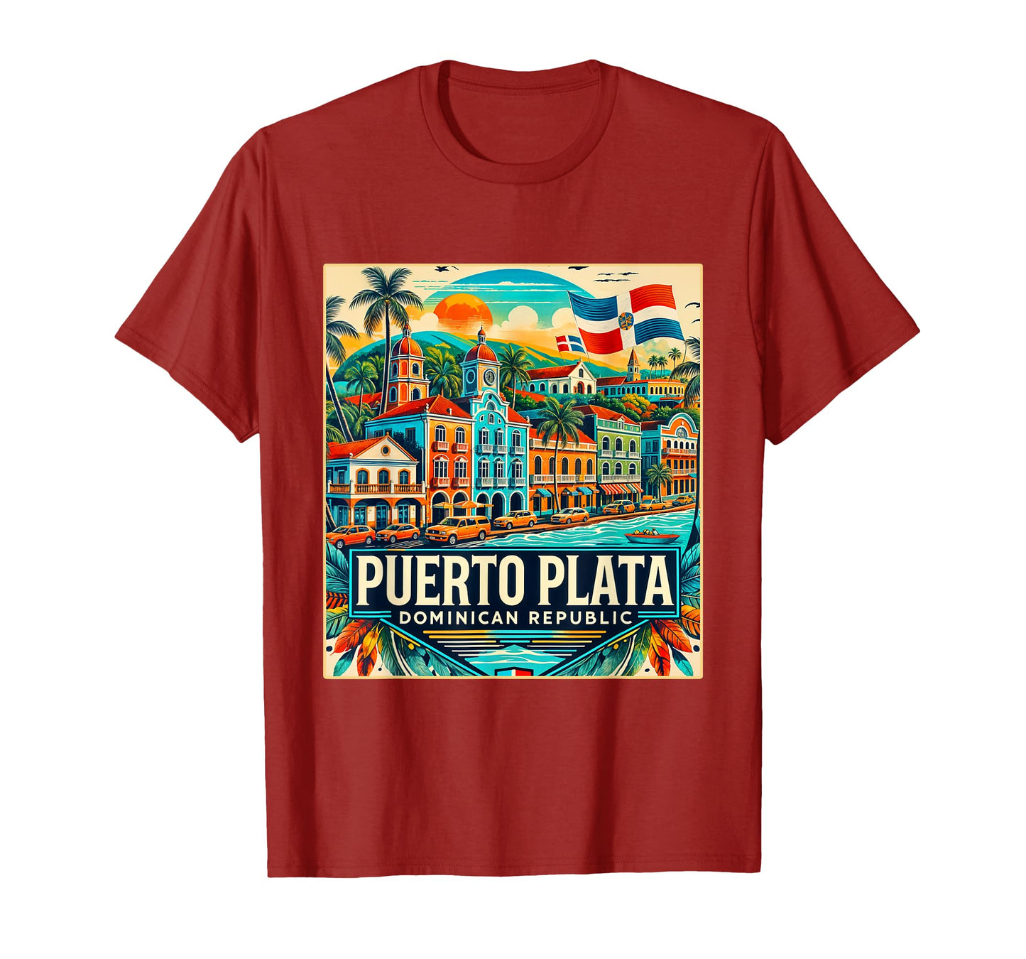 Puerto Plata Dominican Republic Shirt Family Trip Retro City T-Shirt