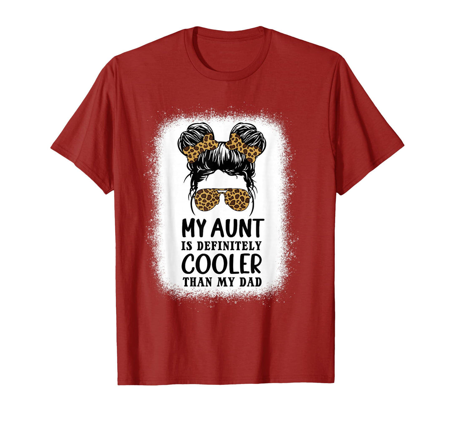 My Aunt Is Definitely Cooler Than My Dad Girls Niece Nephew T-Shirt