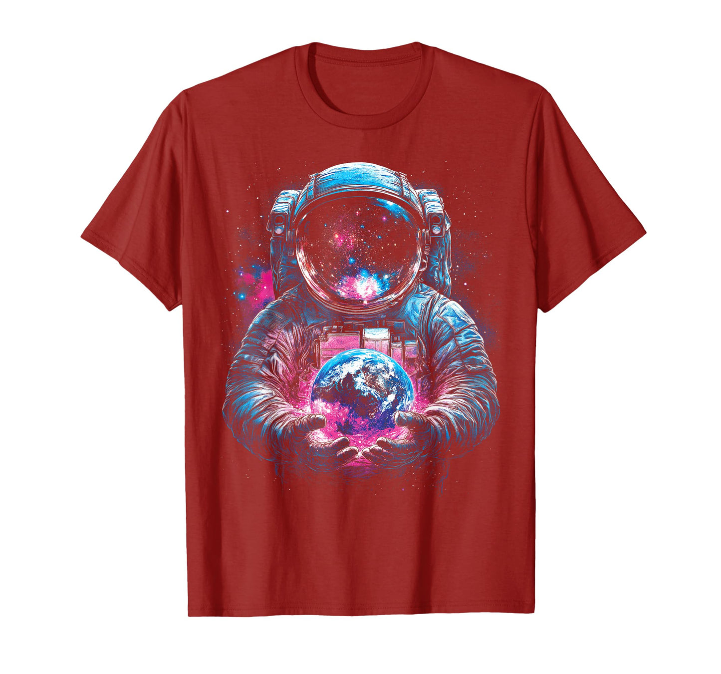 Astronaut Planet Earth Outer Space Galaxy Universe Science T-Shirt