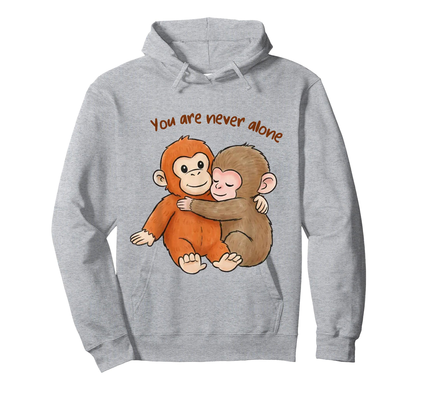 Viral Punch Monkey, You are Never Alone T-Shirt