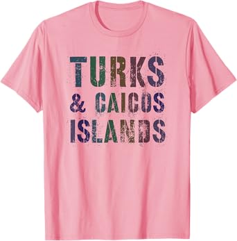 Kids TURKS & CAICOS ISLANDS Family Vacation Beaching Trip T-Shirt