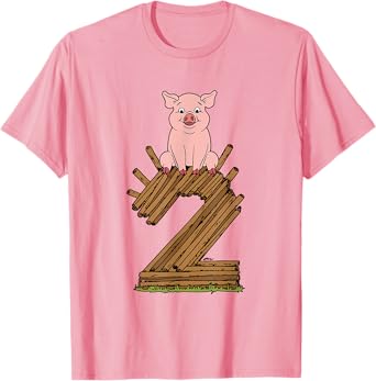 Three Little Pigs Pig 2 Easy Costume Kids Men Women T-Shirt