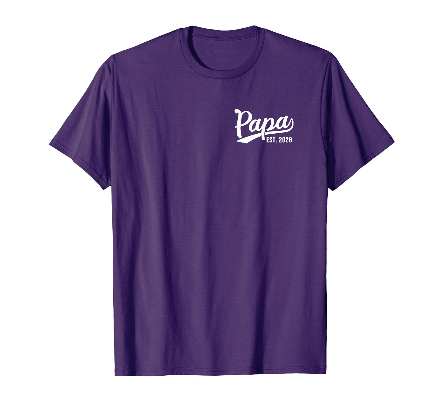 Papa 2026 Proud Papa Est 2026 T-Shirt