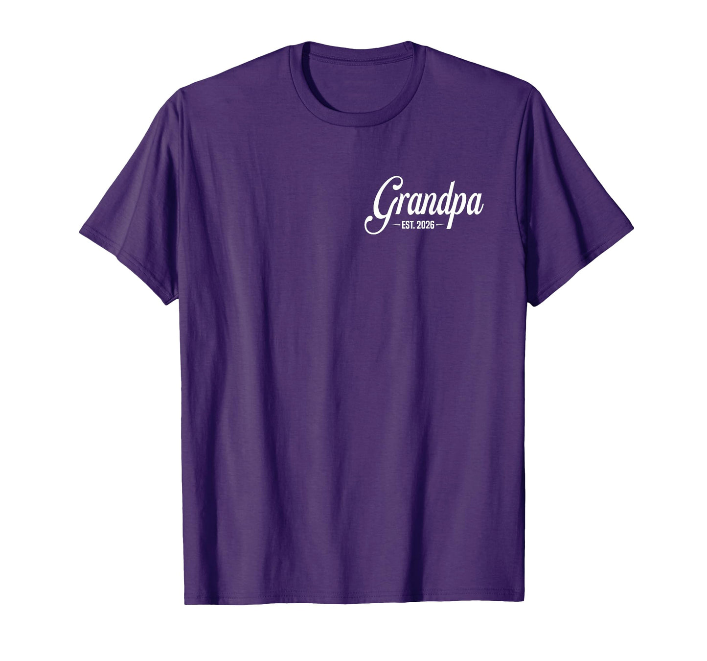 Promoted To Grandpa 2026 Grandpa est 2026 Soon To Be Grandpa T-Shirt