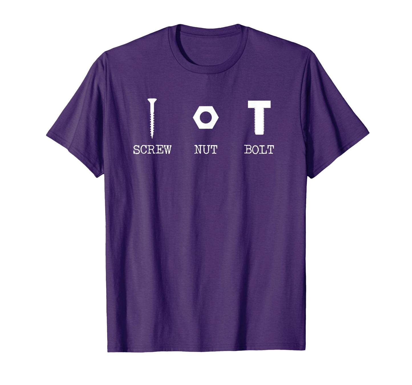 Screw Nut Bolt, Funny Hardware, Adult Humor, DIY Joke Mens T-Shirt