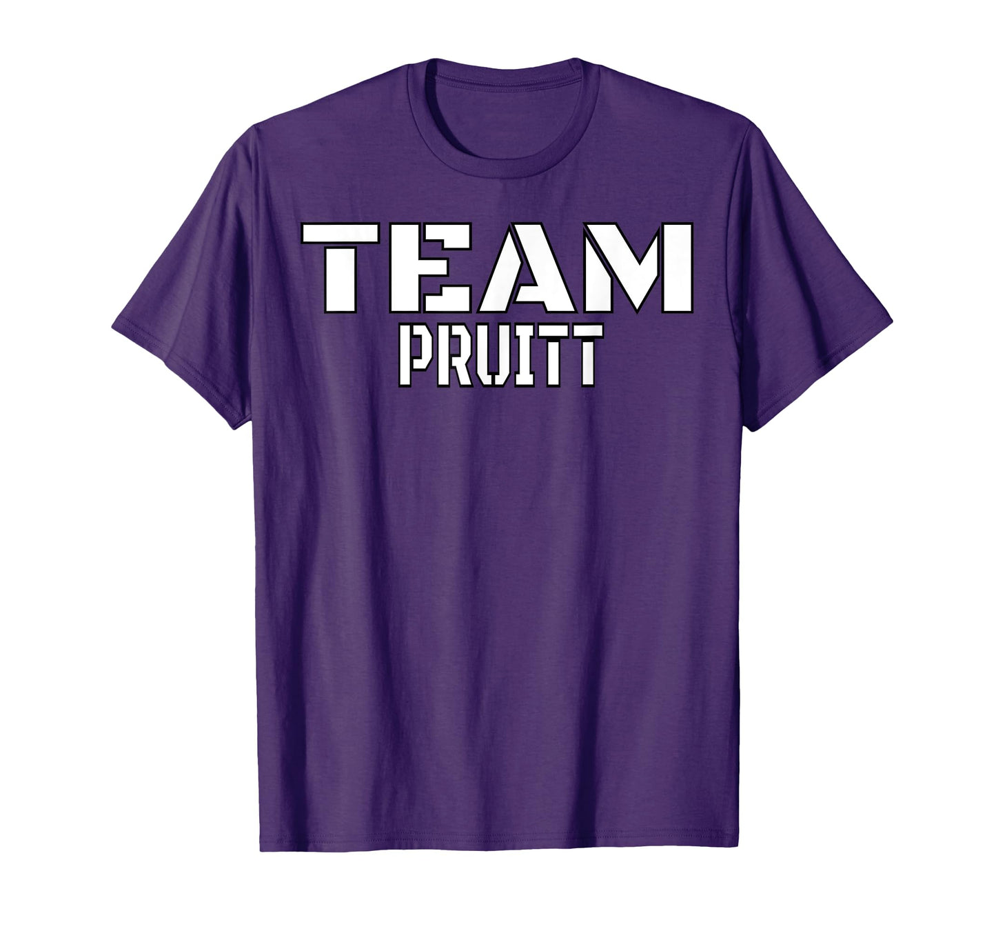 Team Pruitt Unique Personalized Matching Family T-Shirt