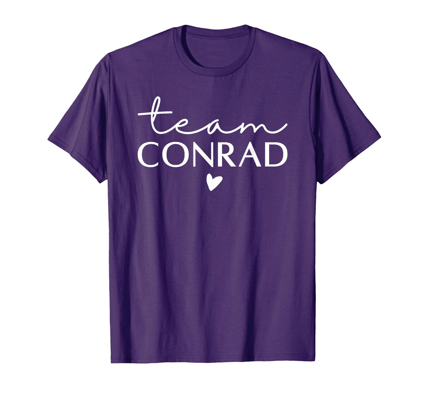 Team Conrad Birthday First Name T-Shirt