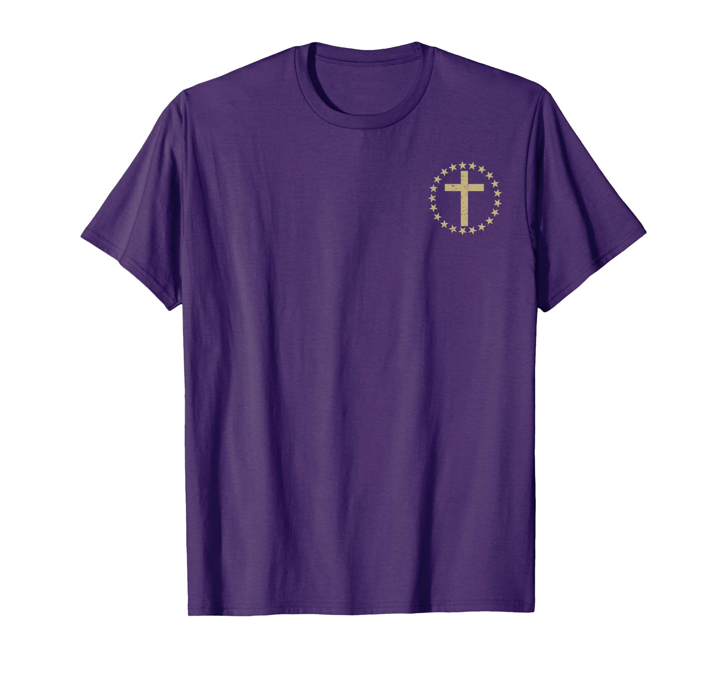 One Nation Under God Jesus Christian Cross Faith Bible Pray T-Shirt