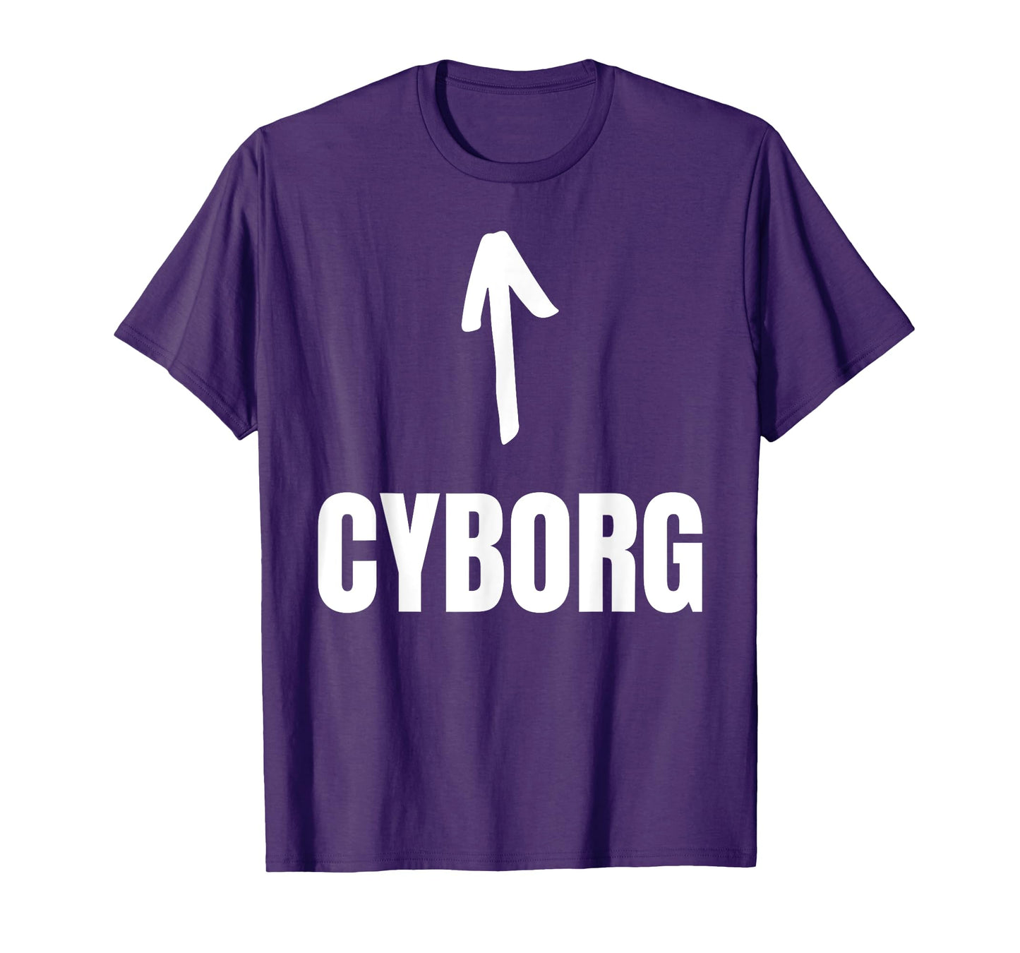 Halloween Cyborg T-Shirt - Unisex-Adults, Kids - Black - Short Sleeve - Crew Neck - Small - Funny Cyborg Design