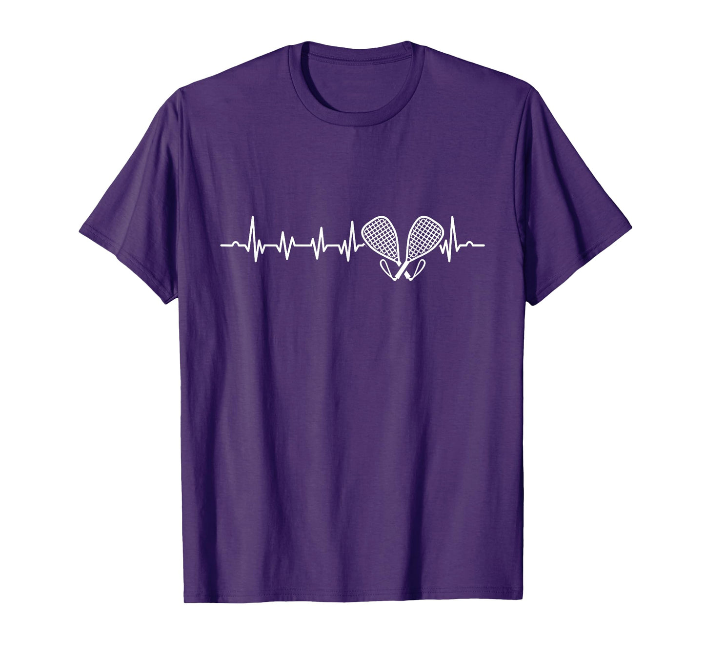 Racquetball Racket Ball Player Heartbeat T-Shirt