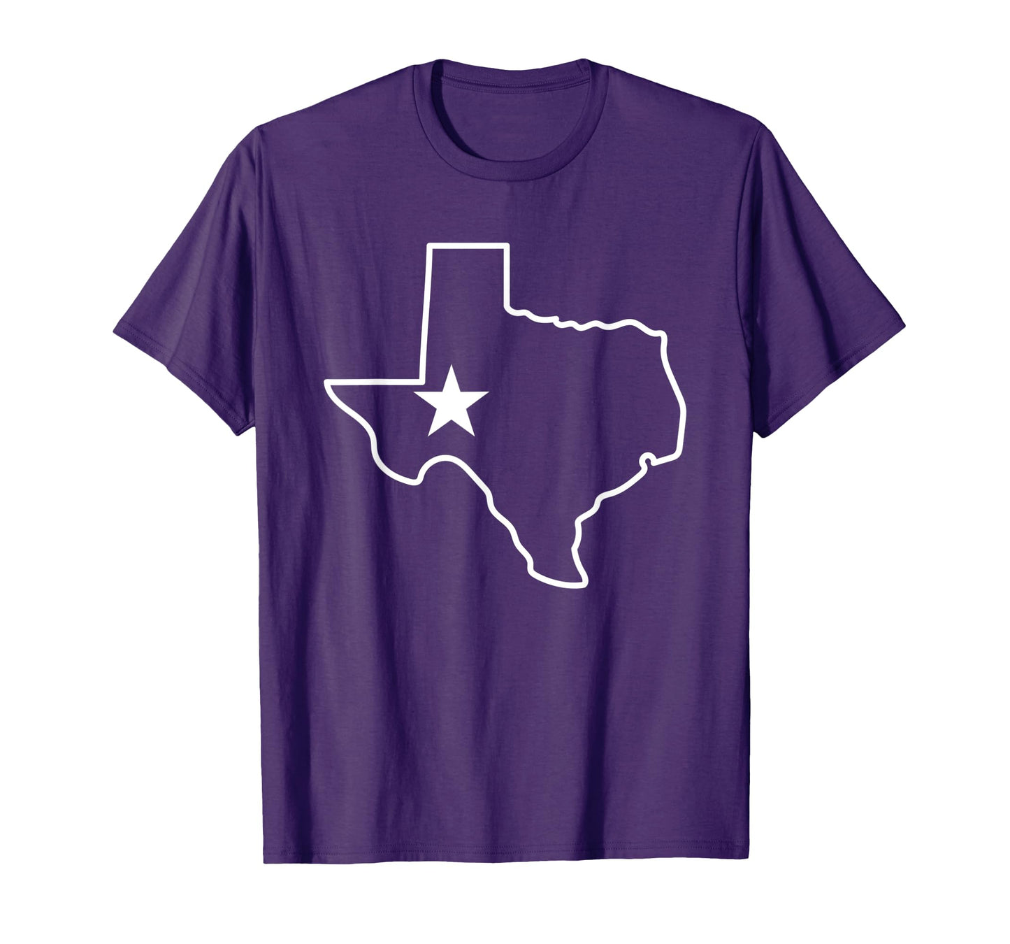 Texas State Outline map for teen girls T-Shirt