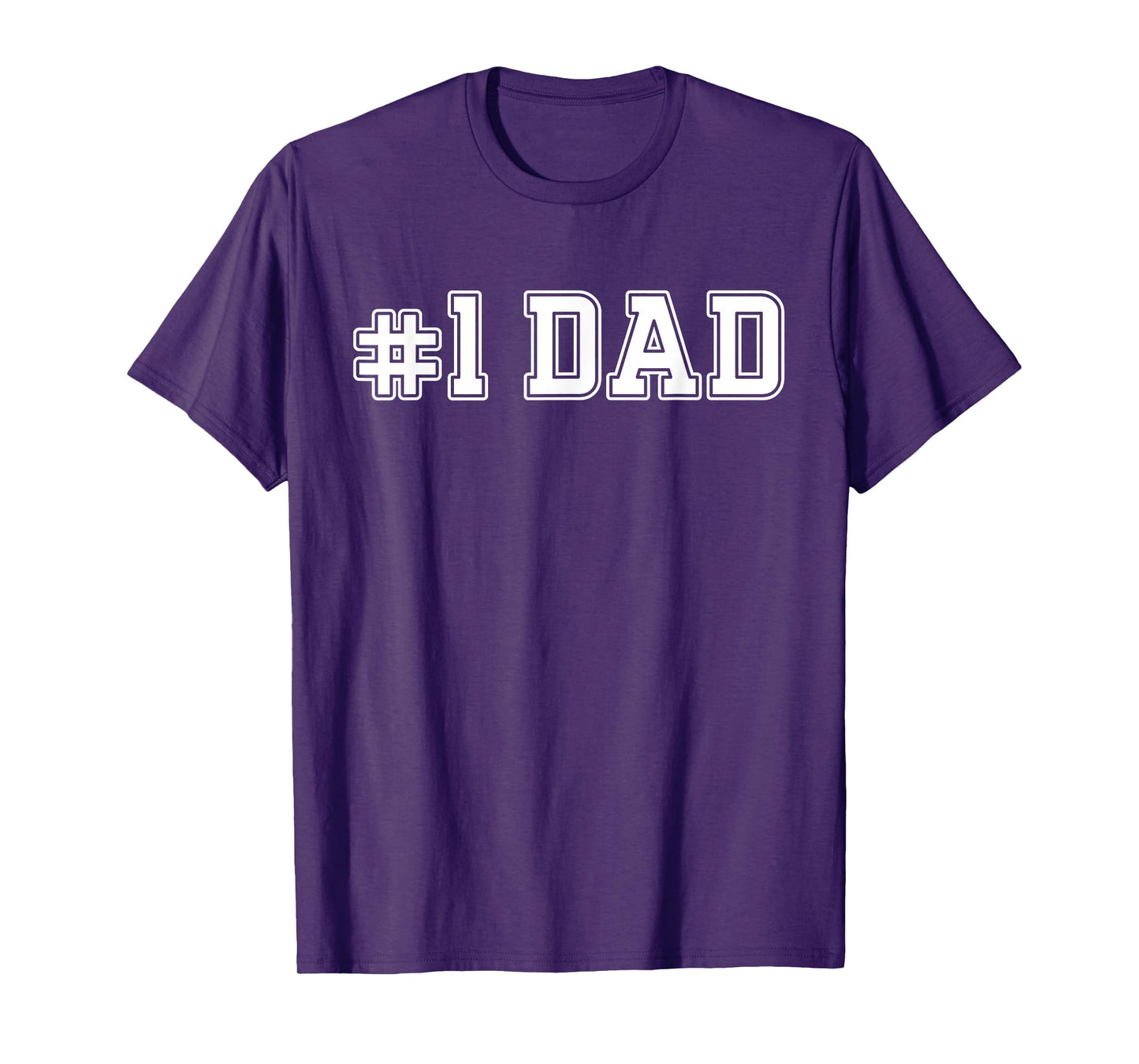 #1 Dad Best Dad Father's Day Number One Dad T-Shirt