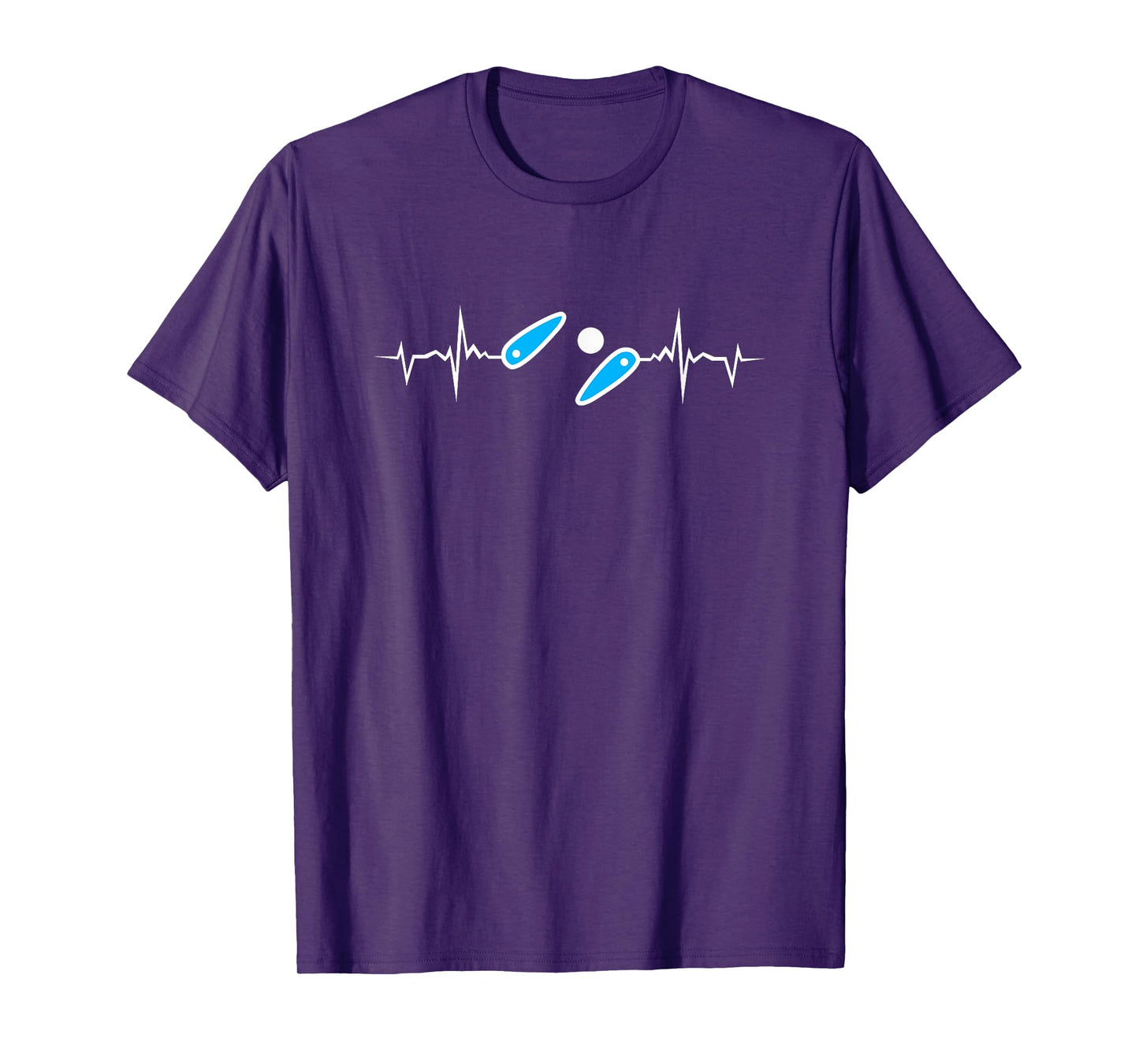 Pinball Heartbeat Funny Pinballer Flipping Ball EKG Flipper T-Shirt