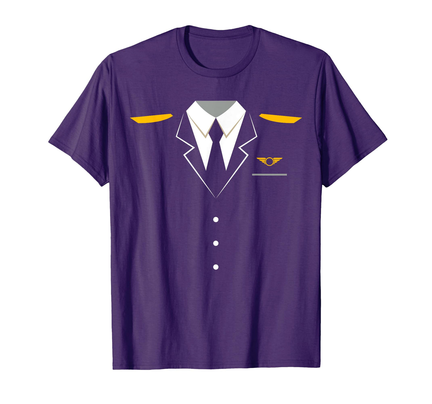 Airplane Pilot Uniform | Halloween Captain T-Shirt
