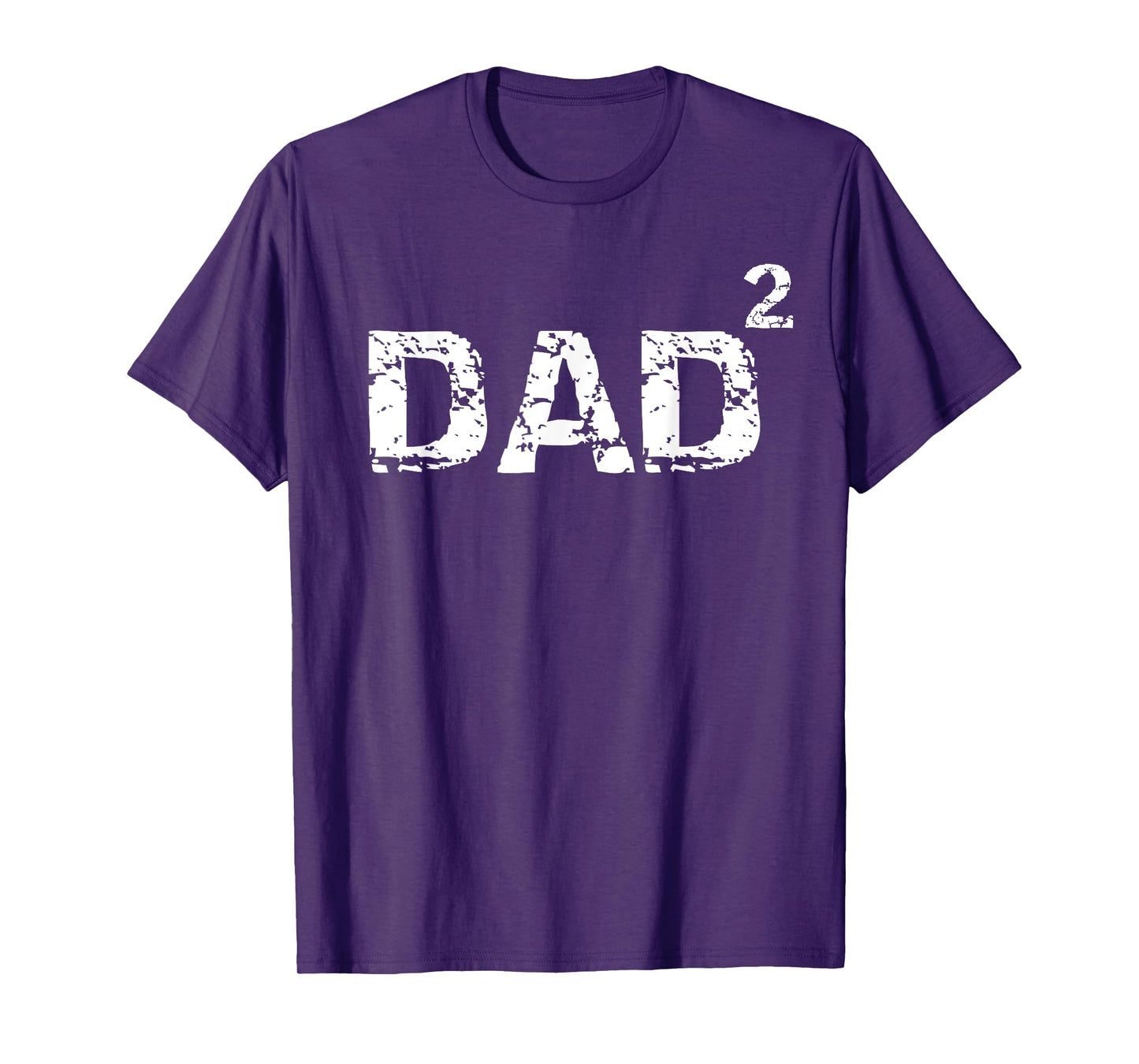 Father's Day Gift from Kids Dad of 2 Funny Dad Squared T-Shirt