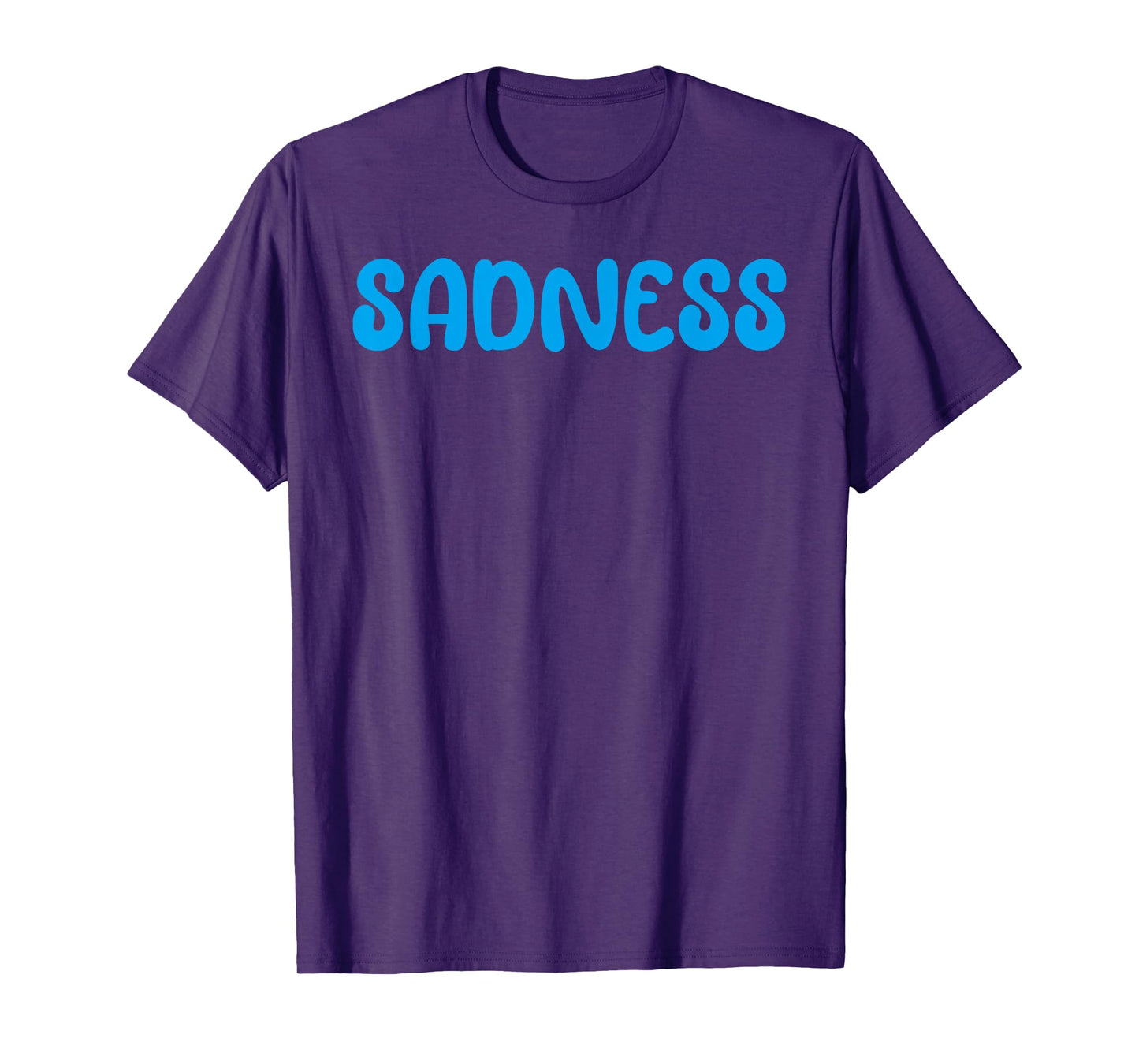 Sadness Lazy Halloween Costume Funny Last Minute Womens Kids T-Shirt